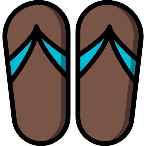 chancletas icono gratis