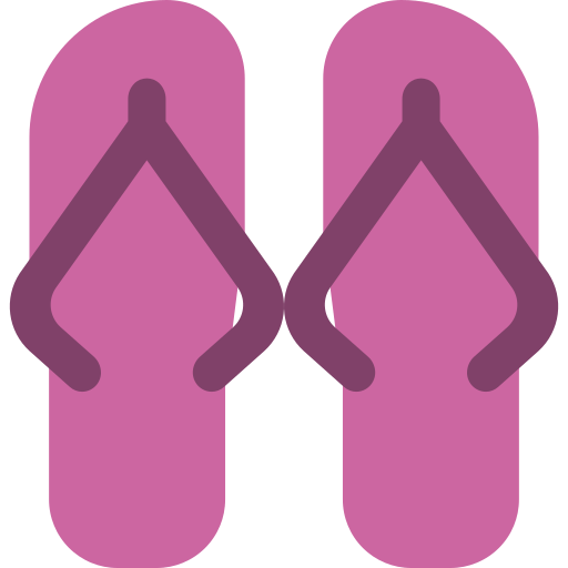 Flip flops Basic Miscellany Flat icon