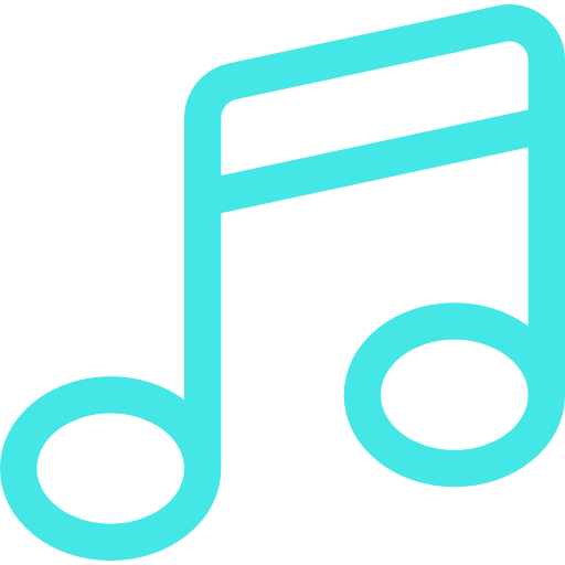 Musical note Basic Rounded Lineal Color icon