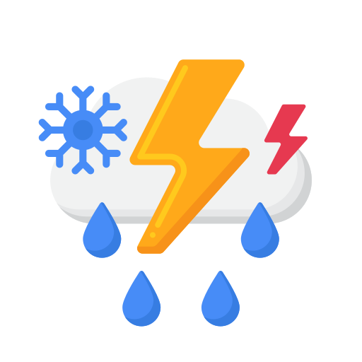 Clima extremo icono gratis