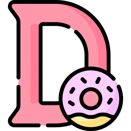 Letter D - Free education icons