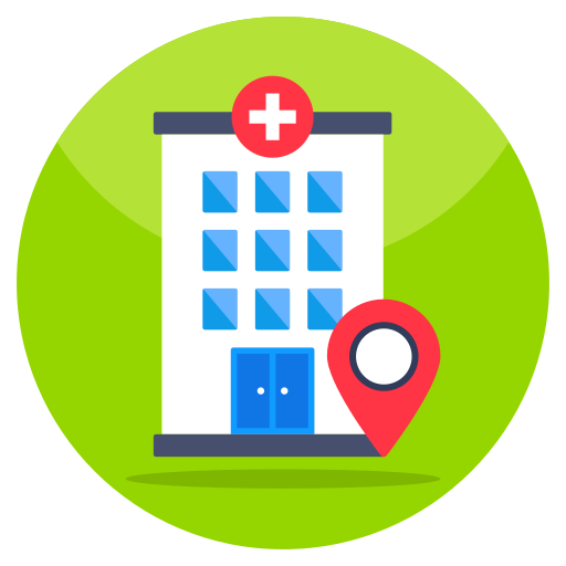 muestra del hospital icono gratis