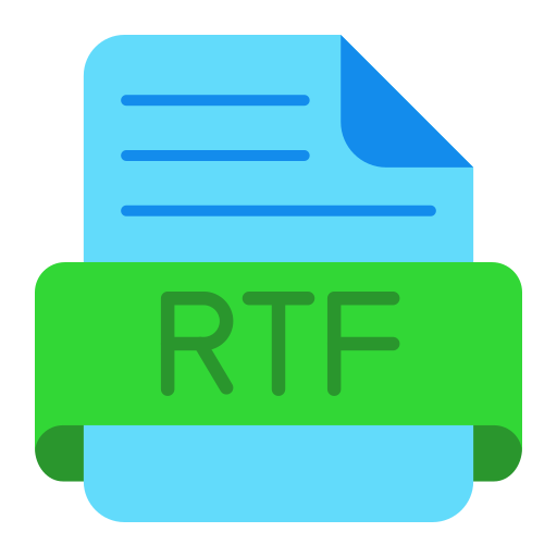 rtf icono gratis