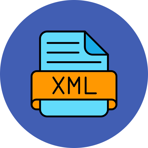 Xml Generic Color Lineal Color Icon