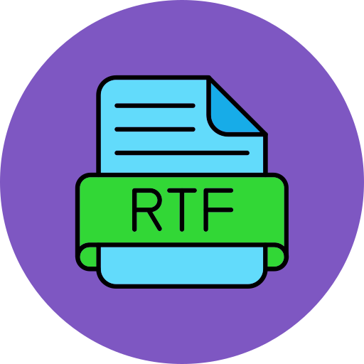 rtf icono gratis