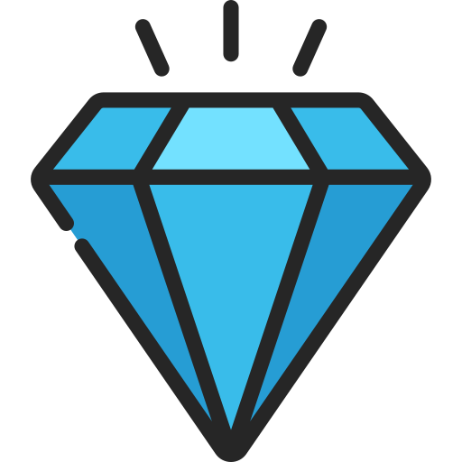 Diamond Juicy Fish Soft-fill icon