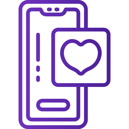 Dating app free icon