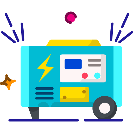 Electric generator free icon