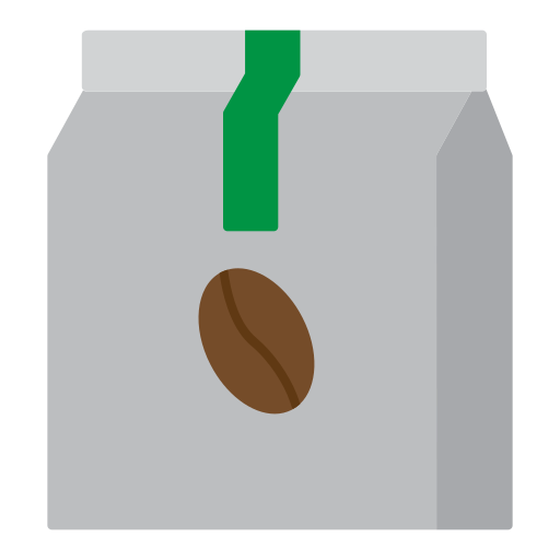 paquete de café icono gratis