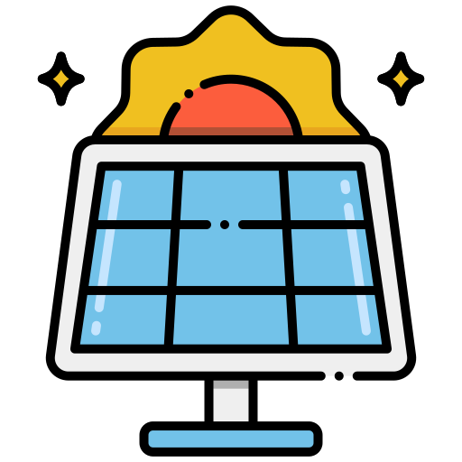 panel solar icono gratis