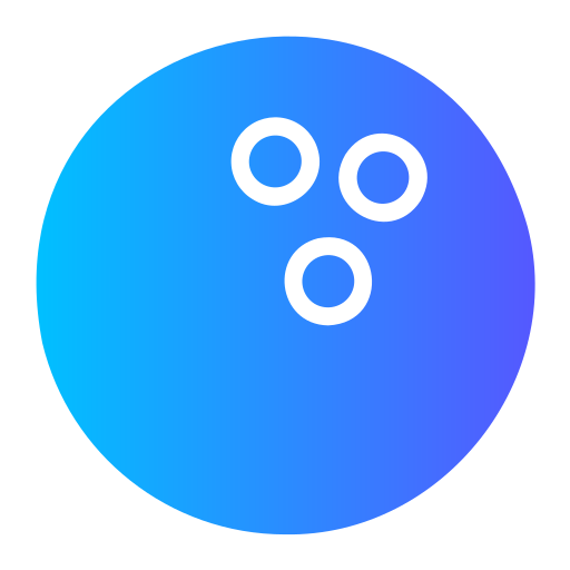 Шар для боулинга бесплатно иконка