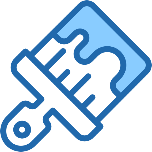 cepillo de pintura icono gratis