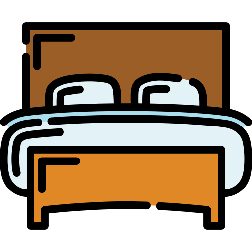 cama matrimonial icono gratis