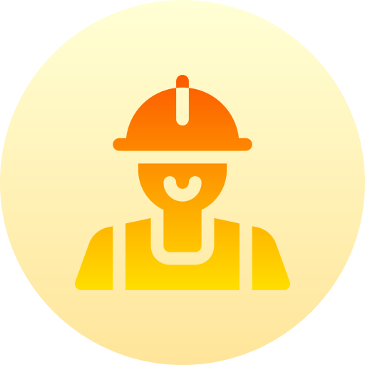 Builder Basic Gradient Circular icon