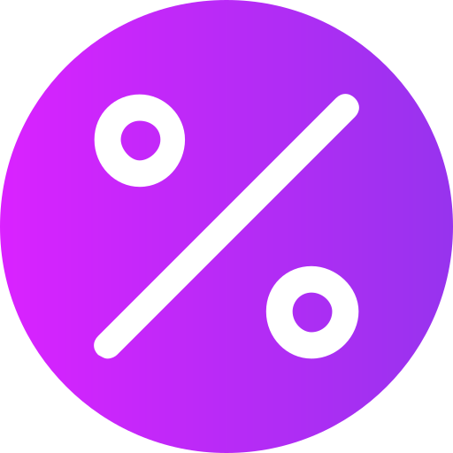 porcentaje icono gratis