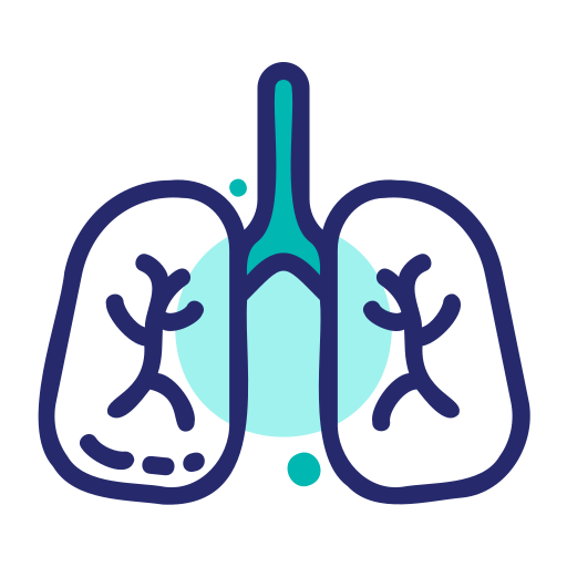 pulmonar icono gratis