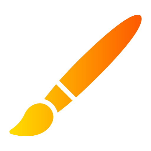 Paint brush Generic gradient fill icon