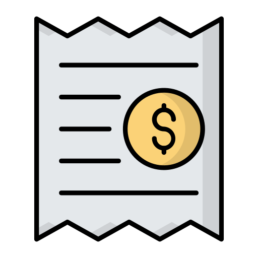 facture d'achat Icône gratuit facture d'achat Icône gratuit