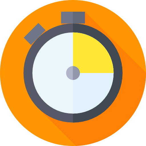 Chronometer Flat Circular Flat icon