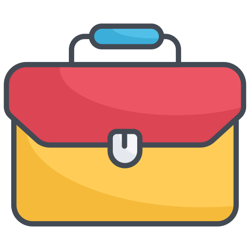 Briefcase Generic color lineal-color icon