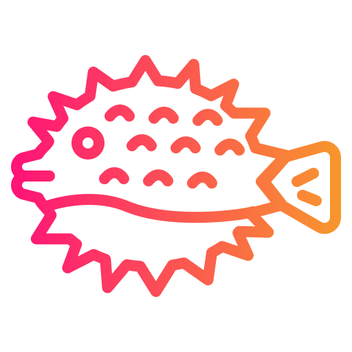 Puffer fish Generic gradient outline icon