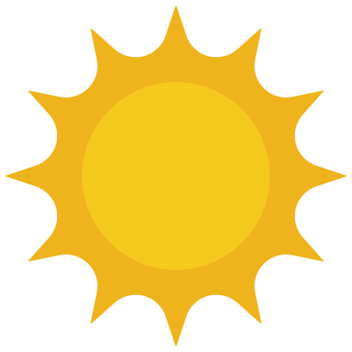 brillo solar icono gratis