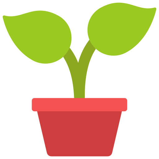 planta en maceta icono gratis