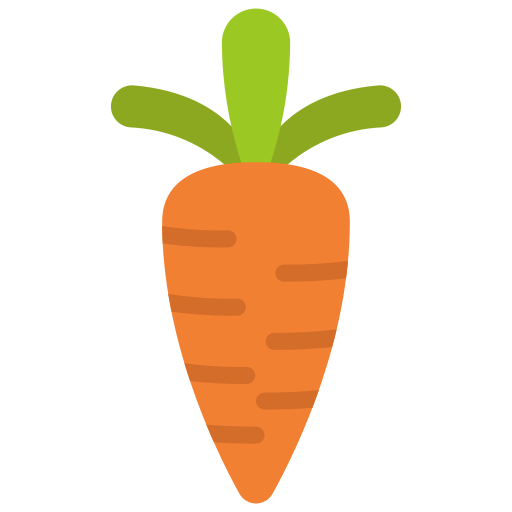 Carrot Juicy Fish Flat icon