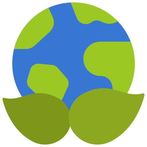 planeta verde icono gratis