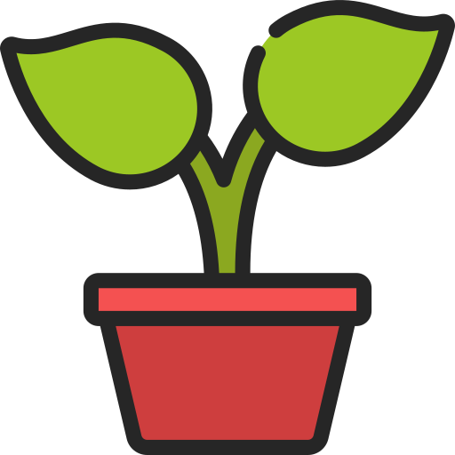 planta en maceta icono gratis