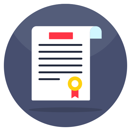 Legal document Generic color fill icon