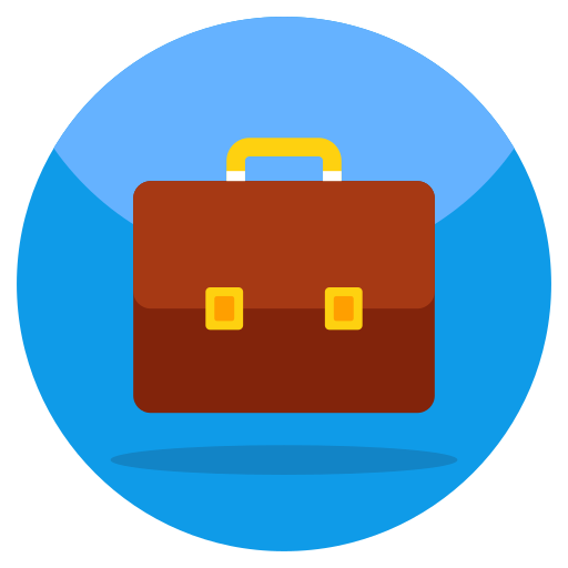 Briefcase Generic color fill icon