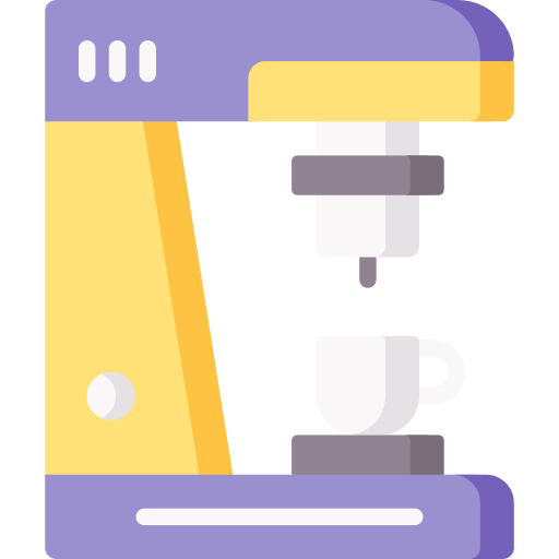 Free Vectors  Yellow coffee maker icon