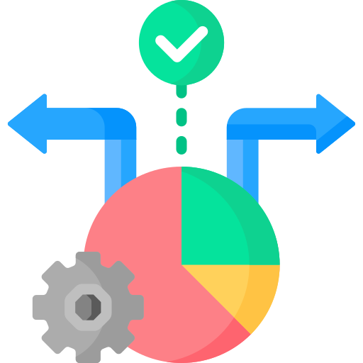 toma de decisiones icono gratis