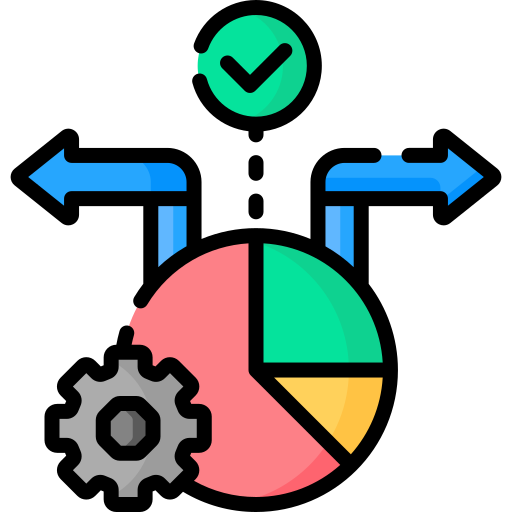 toma de decisiones icono gratis