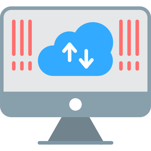 computación en la nube icono gratis