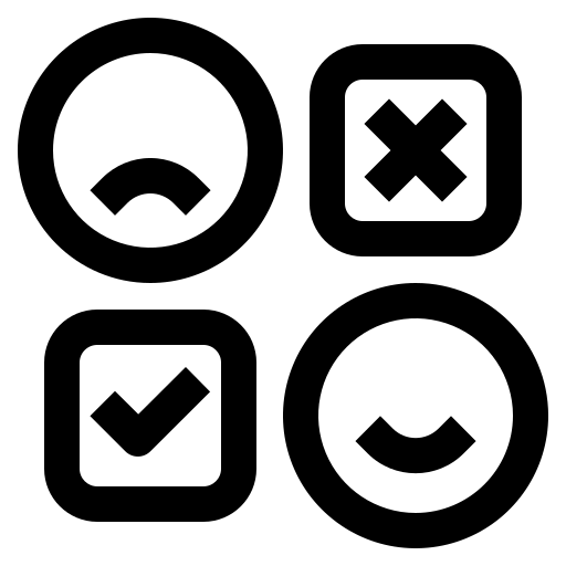 Reaction free icon