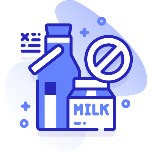 Milk free icon Milk free icon