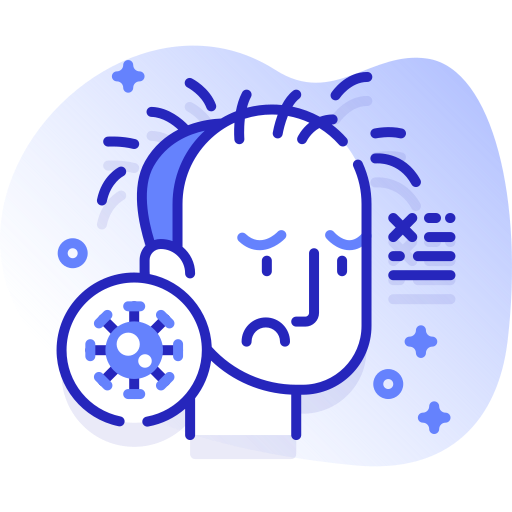 perdida de cabello icono gratis