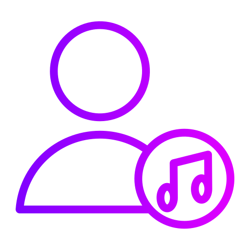 Profile - Free music icons
