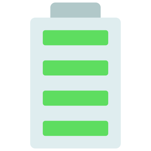 bateria llena icono gratis