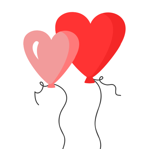 Ballons - Free valentines day icons