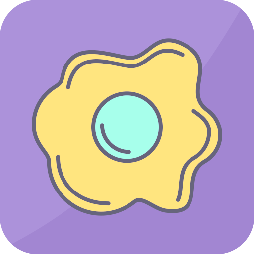 Жаренное яйцо бесплатно иконка