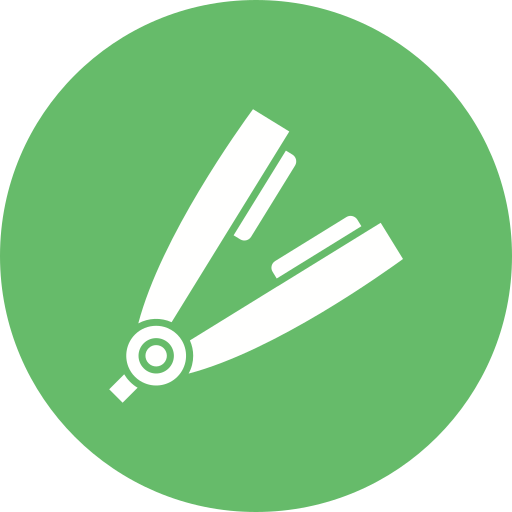 plancha para cabello icono gratis