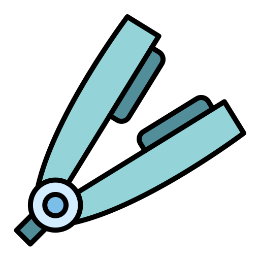 plancha para cabello icono gratis