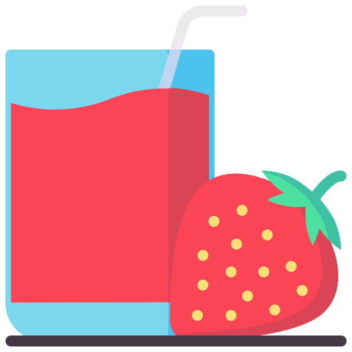 suco de morango grátis ícone suco de morango grátis ícone