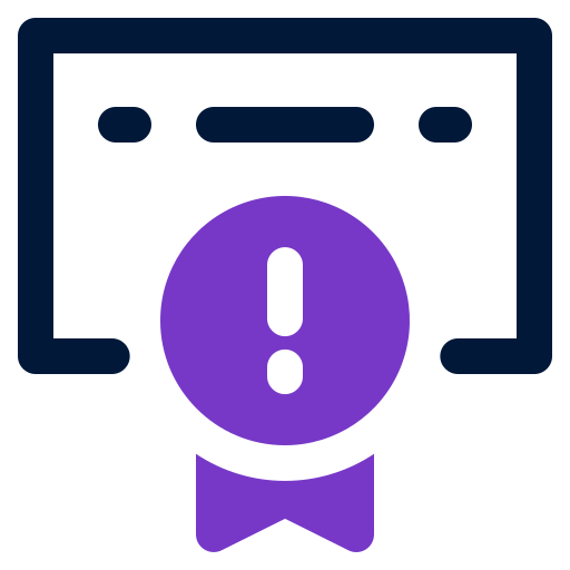 certificado icono gratis