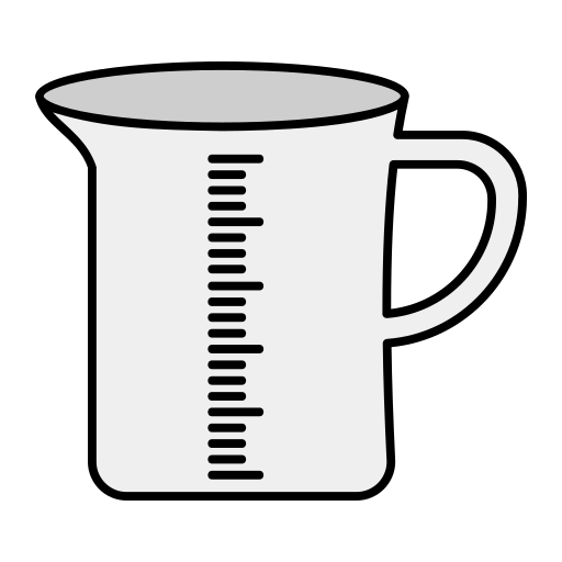 Measuring cup Generic color lineal-color icon