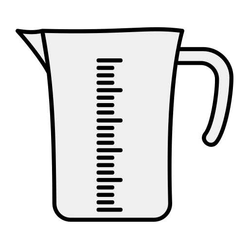 Measuring cup Generic color lineal-color icon