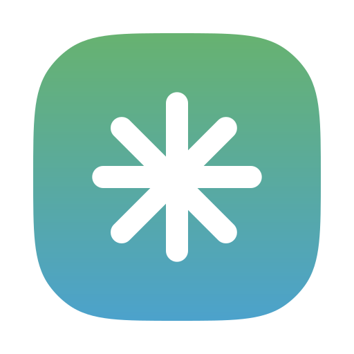 Asterisk Generic gradient fill icon